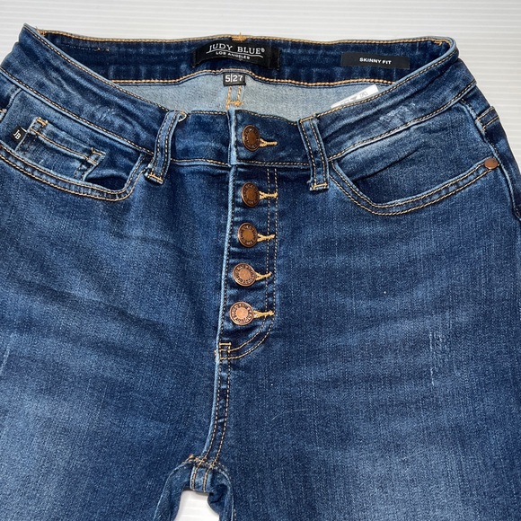 Judy Blue Denim - Judy Blue Medium Wash High Waist Skinny Jeans